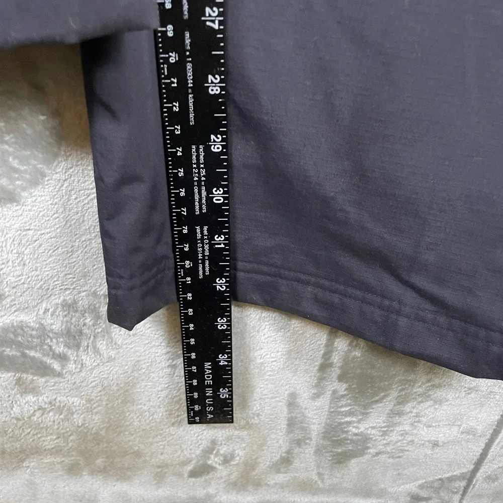REI Elements Rain Pants Mens XL Black Waterproof Outdoor Hiking Zip Leg Lined